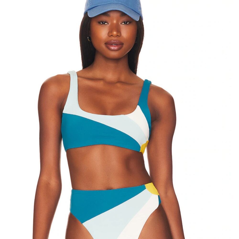 L*Space Blue and Yellow Bikini